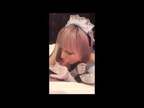 ❤️ Japanese Idol [mayuka], franskur vinnukonubúningur, 1. hluti, blástur og hristur af sér með húðkrem ️ Gæðaklám hjá okkur ❌️